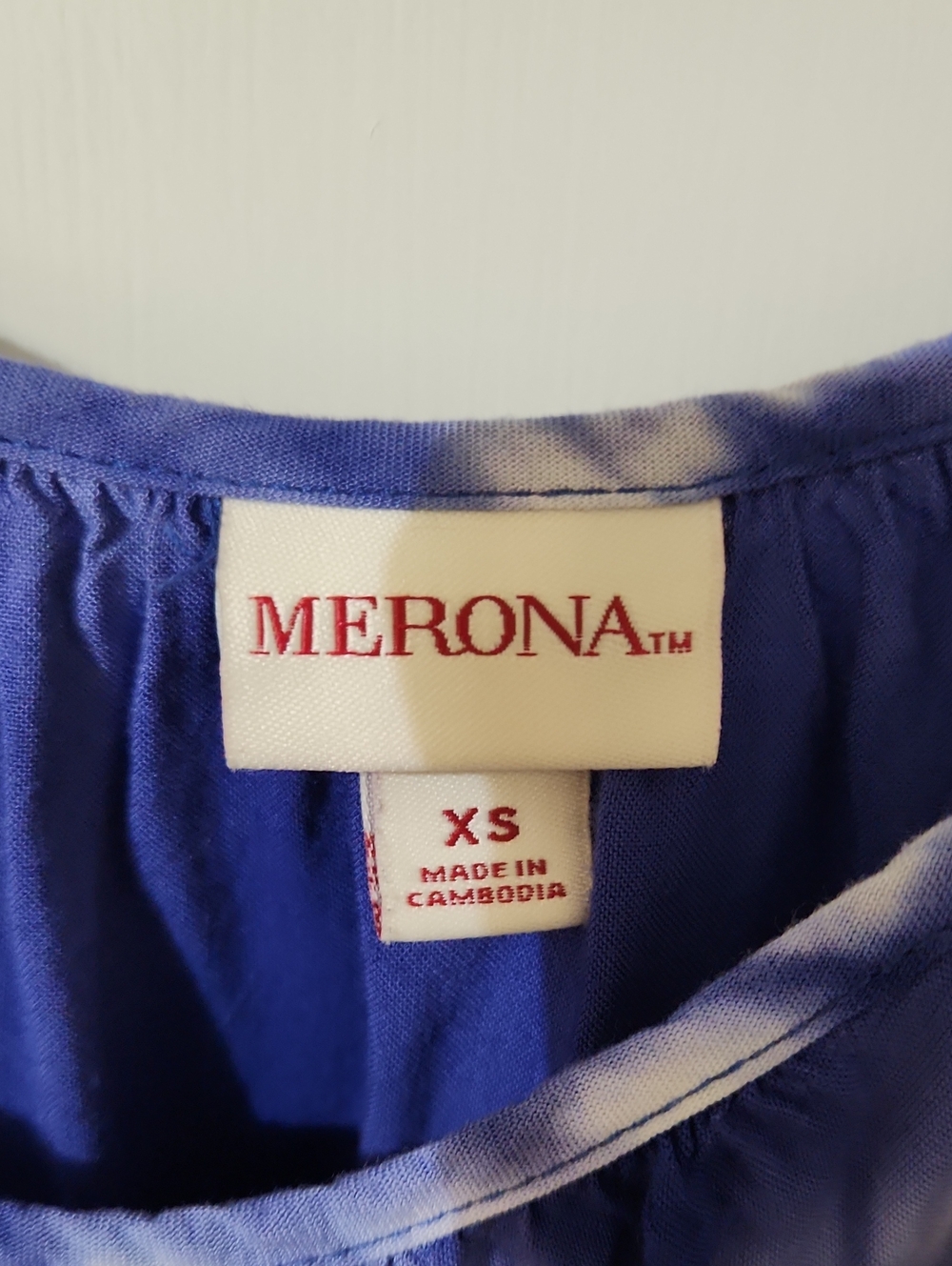 Merona Blue and White Maxi Dress